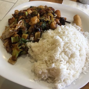 Jade Cafe - 27. Vegetables with Garlic Sauce Lunch Combo - Chinese Near Me - Sugar Land, Texas