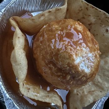 El Mezcal - Fried ice cream with caramel, to go - Mexican Near Me - Defiance, Ohio