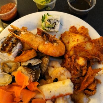 Chow King Grill & Buffet - First plate - Buffets Near Me - Smyrna, Georgia