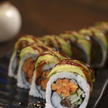 Katsu Express - Veggie Dragon Roll - Asian Fusion Near Me - London, Ontario Katsu Express - Veggie Dragon Roll - Asian Fusion Near Me - London, Ontario