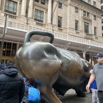 Charging Bull - Charging Bull sculpture from a different perspective - Landmarks & Historical Buildings Near Me - New York, New York Charging Bull - Charging Bull sculpture from a different perspective - Landmarks & Historical Buildings Near Me - New York, New York