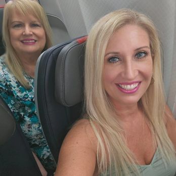 American Airlines - My daughter and I were excited before take-off. A cute Spring-breaker got me good with the bunny ears! - Airlines Near Me - Miami, Florida American Airlines - My daughter and I were excited before take-off. A cute Spring-breaker got me good with the bunny ears! - Airlines Near Me - Miami, Florida