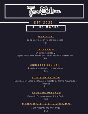 Menu photo 4 Tiempo Libre Caguas, PR