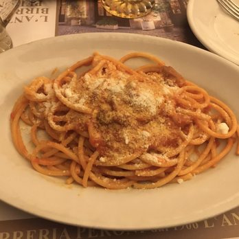 L'Antica Birreria Peroni - Bucatini amatriciana - Beer Bar Near Me - Rome, RM