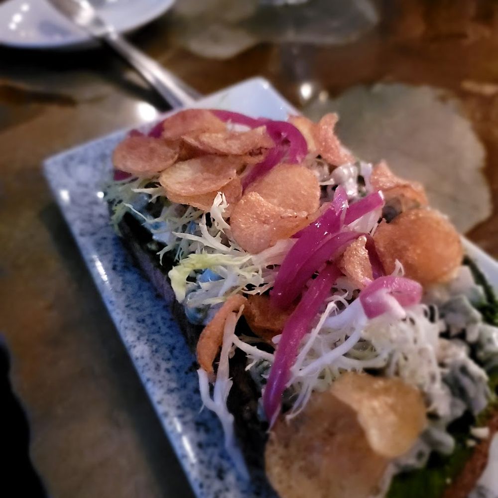 Avant Garden - Artichoke Toast. A bit bland and overpriced. - New American Near Me - New York, New York
