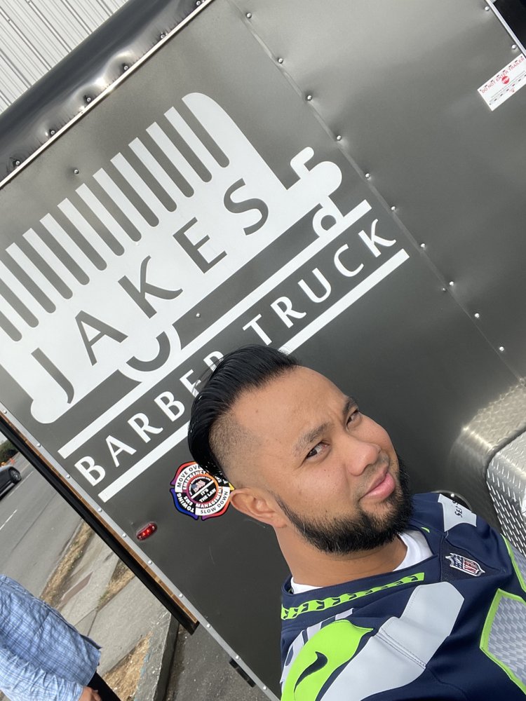 Jake’s Barber Truck Logo