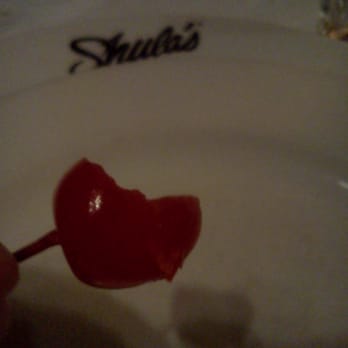 Shula's Steak House - EW! My Shirley Temple came with a half eaten cherry!!! - Steakhouses Near Me - Chicago, Illinois Shula's Steak House - EW! My Shirley Temple came with a half eaten cherry!!! - Steakhouses Near Me - Chicago, Illinois