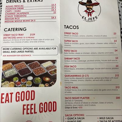Menu photo 6 El Jefe Taqueria Tracy, CA