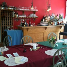 Bar area of dining room