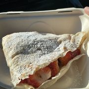 Photo of La Creperie - San Diego, CA, United States. Summer Blush (Strawberries and Grand Marnier)