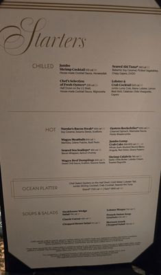 Menu photo 2 Morton's The Steakhouse - Desert Diamond Waddell, AZ