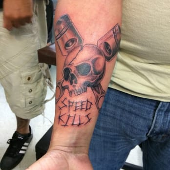 Army Navy Tattoo - This is another tattoo my boyfriend got, also done by Jeremy Tatum. His speciality is black and grey, and particularly skulls. - Tattoo Near Me - Yorktown, Virginia Army Navy Tattoo - This is another tattoo my boyfriend got, also done by Jeremy Tatum. His speciality is black and grey, and particularly skulls. - Tattoo Near Me - Yorktown, Virginia