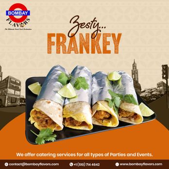 Bombay Flavors - Veg Franky - Caterers Near Me - Fremont, California Bombay Flavors - Veg Franky - Caterers Near Me - Fremont, California