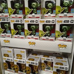 Fye - Yoda and Chewbacca special Funko Pops.