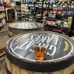 Perfect Pour Beverage Company - Seating area by the back bar.
