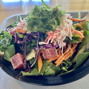 Poke City - Sm bowl with tuna&salmon , sesame oil, house sauce and spicy Mayo - Poke Near Me - Newnan, Georgia Poke City - Sm bowl with tuna&salmon , sesame oil, house sauce and spicy Mayo - Poke Near Me - Newnan, Georgia