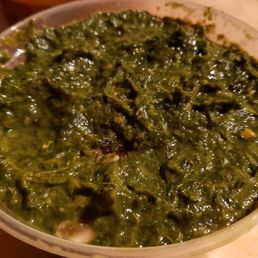 Mushroom palak ($12). Not sure this was vegan. It smelled weird & didn't taste great.