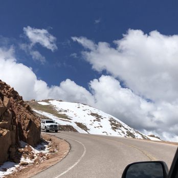 Pikes Peak - America's Mountain - Sharp turn ahead - Hiking Near Me - Cascade, Colorado Pikes Peak - America's Mountain - Sharp turn ahead - Hiking Near Me - Cascade, Colorado