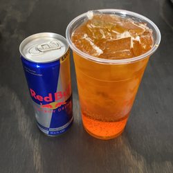 Eclipse Coffee & Tea - Redbull Italian soda. Can add cream and whip cream, can also make as a slushie!