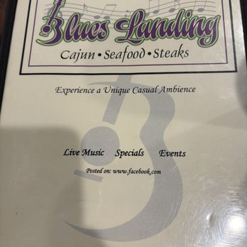 Blues Landing - Menu - Cajun/Creole Near Me - Buchanan, Tennessee Blues Landing - Menu - Cajun/Creole Near Me - Buchanan, Tennessee