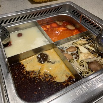 Haidilao Hotpot Flushing - Different soup based. Herbal, tomato beef, mushroom and spicy - Hot Pot Near Me - Flushing, New York Haidilao Hotpot Flushing - Different soup based. Herbal, tomato beef, mushroom and spicy - Hot Pot Near Me - Flushing, New York