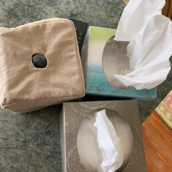 Pottery Barn - A 1" hole on Pottery Barn item is not large enough for tissue to be pulled out -the weight of the tight linen cover hugs tissue box?BAD! - Home Decor Near Me - Monterey, California Pottery Barn - A 1" hole on Pottery Barn item is not large enough for tissue to be pulled out -the weight of the tight linen cover hugs tissue box?BAD! - Home Decor Near Me - Monterey, California