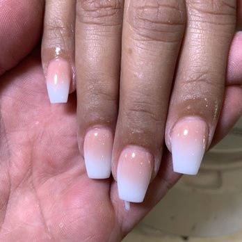 LV Nail Lounge - After: Nick did a great job and really gave my nails a much needed makeover! - Nail Salons Near Me - San Antonio, Texas