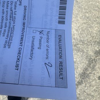 VIP Driving Schools - Only 2 minor errors! Congratulations to the student - Driving Schools Near Me - Tracy, California VIP Driving Schools - Only 2 minor errors! Congratulations to the student - Driving Schools Near Me - Tracy, California