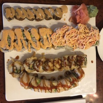 Sushi Bar - Top to bottom CRUNCY ROLL (Left) SPICY CALIFORNIA (right) METROPOLITAN THE HENRY FORD FIRTY BLONDE - Sushi Bars Near Me - Wyandotte, Michigan Sushi Bar - Top to bottom CRUNCY ROLL (Left) SPICY CALIFORNIA (right) METROPOLITAN THE HENRY FORD FIRTY BLONDE - Sushi Bars Near Me - Wyandotte, Michigan