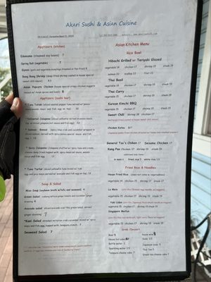 Menu photo 1 Akari Sushi Fernandina Beach, FL