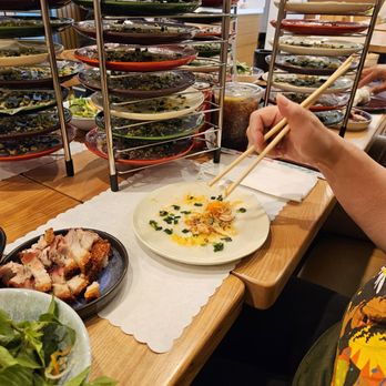 Quan Nhii - Tiered platter with a wrap under construction - Vietnamese Near Me - Westminster, California Quan Nhii - Tiered platter with a wrap under construction - Vietnamese Near Me - Westminster, California
