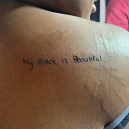 Tattoo on my own hand writing.