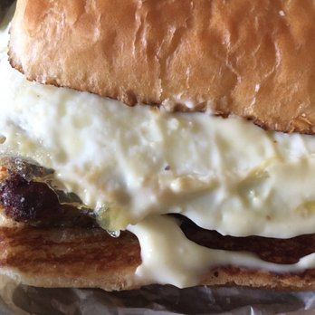 Wendy's - Breakfast croissant sausage sandwich - Fast Food Near Me - Tustin, California Wendy's - Breakfast croissant sausage sandwich - Fast Food Near Me - Tustin, California