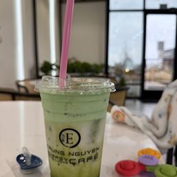 Pandan Matcha Latte
