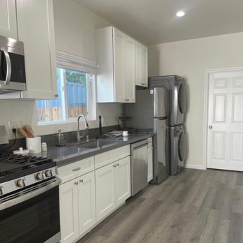 Strong Builders - Kitchen area with window view - General Contractors Near Me - Fullerton, California