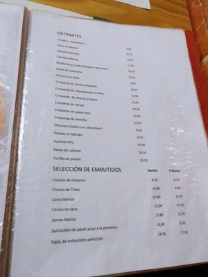 Menu photo 4 La Fragua Madrid, M