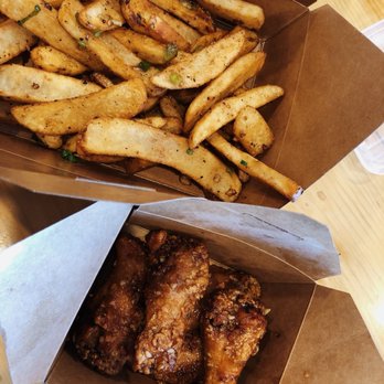 Blurr Kitchen - Chicken Wings + Garlic Fries - Asian Fusion Near Me - Santa Clara, California Blurr Kitchen - Chicken Wings + Garlic Fries - Asian Fusion Near Me - Santa Clara, California