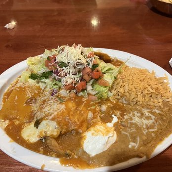 Taco Giro - Number 21. One Cheese Enchilada, Taco and Chile Relleno Combo - Seafood Near Me - Tucson, Arizona Taco Giro - Number 21. One Cheese Enchilada, Taco and Chile Relleno Combo - Seafood Near Me - Tucson, Arizona