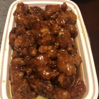 China Wok - General Tso Chicken, side of white rice not pictured - Chinese Near Me - Mount Dora, Florida