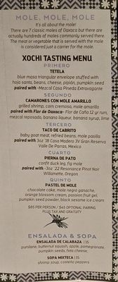 Menu photo 8 Xochi Houston, TX