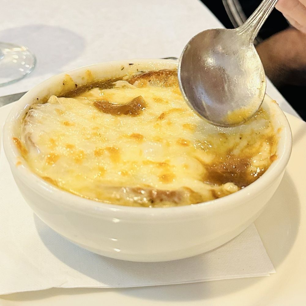 Circles Bistro - French onion soup - New American Near Me - Tampa, Florida Circles Bistro - French onion soup - New American Near Me - Tampa, Florida