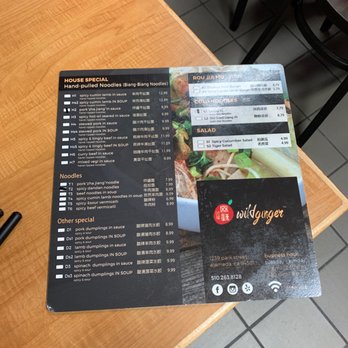 Wild Ginger - Menu-comes with black erase marker to mark items you'd like the order - Chinese Near Me - Alameda, California Wild Ginger - Menu-comes with black erase marker to mark items you'd like the order - Chinese Near Me - Alameda, California