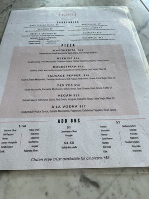 Menu photo 2 Pizza Nono Salt Lake City, UT