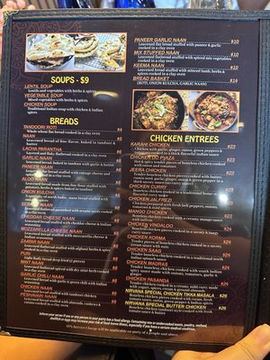 Menu photo 6 Nirvana Huntington, NY