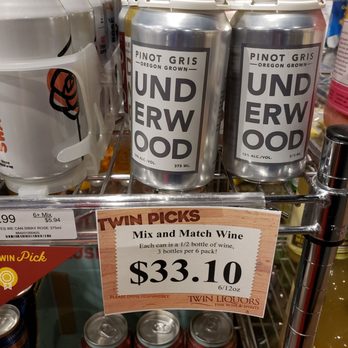 Twin Liquors - Build you own six packs of wine in a can! Which is equivalent to three bottles but a lot easier to transport - Beer, Wine & Spirits Near Me - Austin, Texas Twin Liquors - Build you own six packs of wine in a can! Which is equivalent to three bottles but a lot easier to transport - Beer, Wine & Spirits Near Me - Austin, Texas
