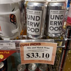 Twin Liquors - Build you own six packs of wine in a can! Which is equivalent to three bottles but a lot easier to transport