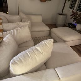 White couch