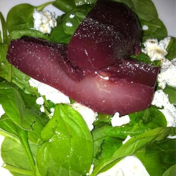 Esteban Restaurant - Port-poached pears with goat cheese. - Spanish Near Me - Monterey, California Esteban Restaurant - Port-poached pears with goat cheese. - Spanish Near Me - Monterey, California