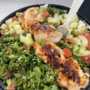 Marketplace Grille - Chicken Bowl - Mediterranean Near Me - La Jolla, California Marketplace Grille - Chicken Bowl - Mediterranean Near Me - La Jolla, California