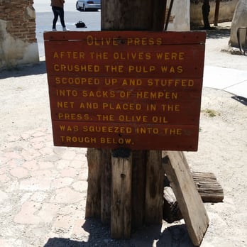Mission San Miguel - Old olive press. - Landmarks & Historical Buildings Near Me - San Miguel, California Mission San Miguel - Old olive press. - Landmarks & Historical Buildings Near Me - San Miguel, California
